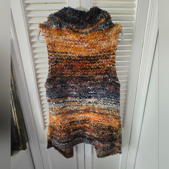 Pilcro Anthropologie Space-Dye Long Sweater Vest NWT - Picture 3 of 15